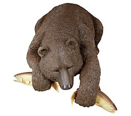 Design Toscano Catch of the Day Bear Statue