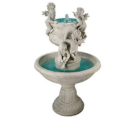 Design Toscano Cherubs at Play Sculptural Garde n Fountain
