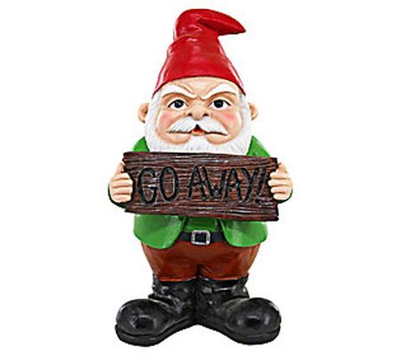 Design Toscano Funny Go Away Gnome Garden Statu
