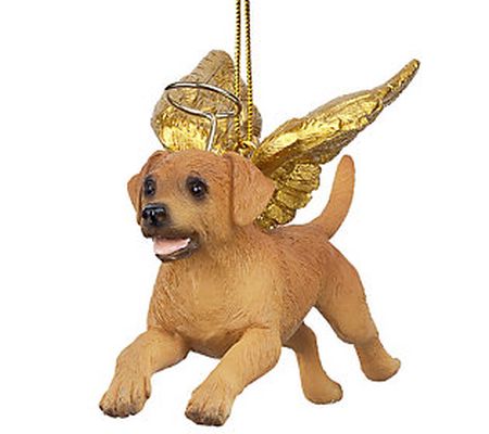 Design Toscano Holiday Angel Golden Retriever D og Ornament