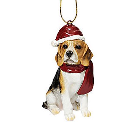 Design Toscano Holiday Beagle Dog Ornament