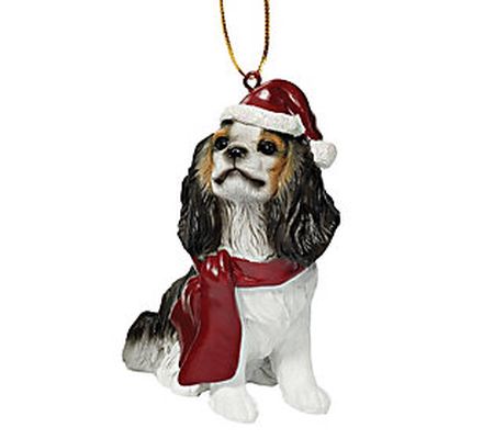 Design Toscano Holiday Charles Cavalier Dog Orn ament