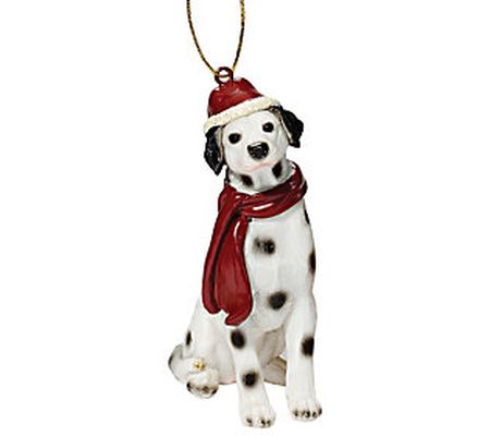 Design Toscano Holiday Dalmatian Dog Ornament