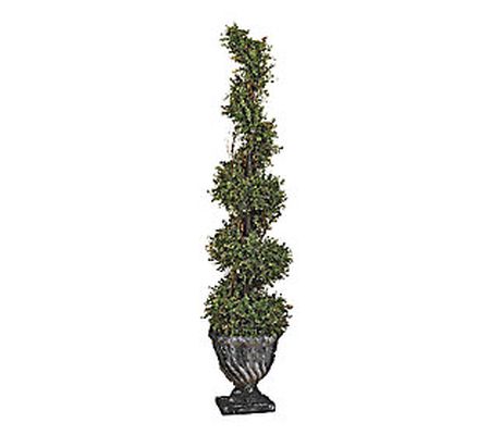 Design Toscano Large Spiral Garden Topiary Faux Tree