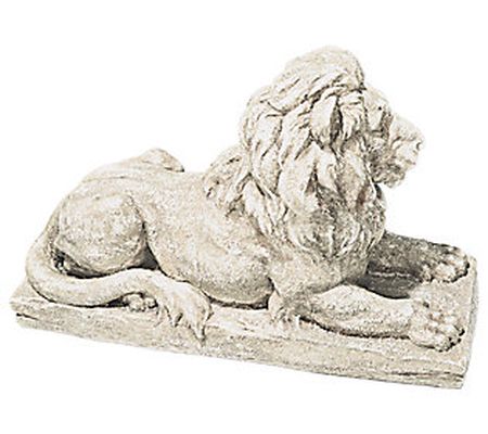 Design Toscano Lyndhurst Manor Lion Sentinel Ga rden Statue