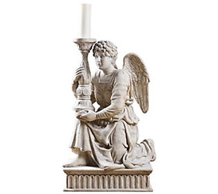 Design Toscano Michelangelos Kneeling Angel Can dlestick Statu