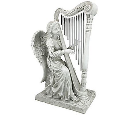 Design Toscano Music from Heaven Angel Wind Chi me Statue