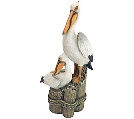 Design Toscano Oceans Perch Pelican Statue