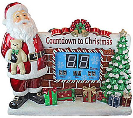Design Toscano Santas Countdown To Christmas St atue