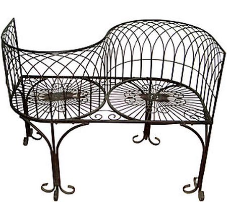 Design Toscano Tete-a-Tete Kissing Garden Bench