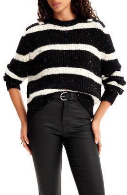 Desigual Vinalopo Stripe Sweater in Black