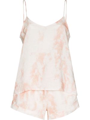 Desmond & Dempsey Summer Dusk camisole pajama set - Pink