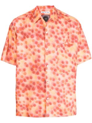 Destin polka-dot pattern print shirt - Pink
