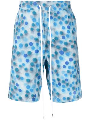 Destin polka-dot print bermuda shorts - Blue