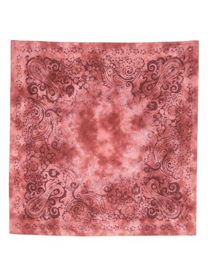 Destin Sens tie-dye print scarf - Pink