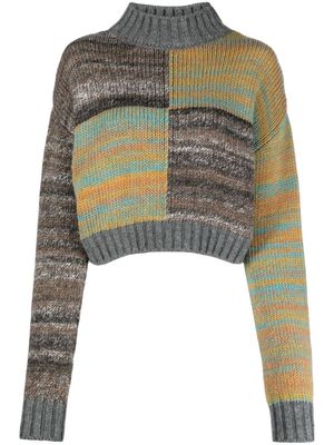 DESTREE Damien mélange-knit jumper - Grey