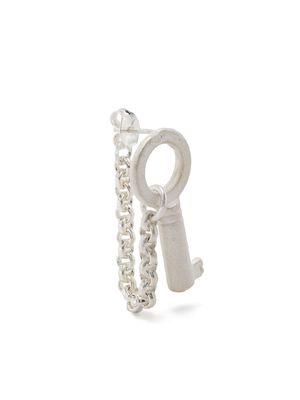 Detaj key-chain earrings - White