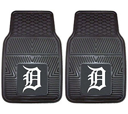 Detroit Tigers Heavy Duty Car Mat - Set of 2