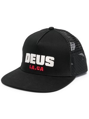 Deus Ex Machina Akin logo-print trucker hat - Black
