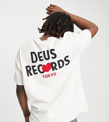 Deus Ex Machina amore t-shirt in off white Exclusive to ASOS