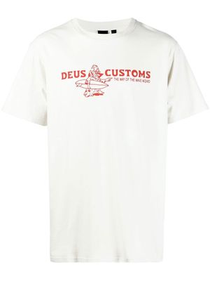 Deus Ex Machina Cadabra logo-print T-shirt - Neutrals