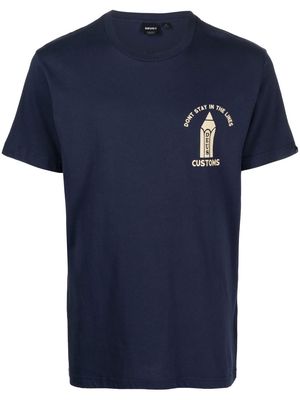 Deus Ex Machina Canyons logo-print T-shirt - Blue