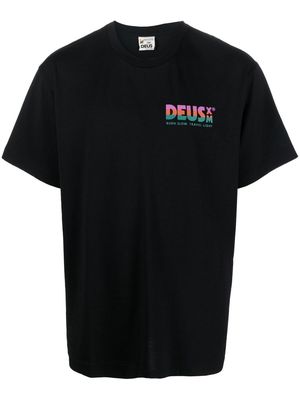 Deus Ex Machina chest-logo crewneck T-shirt - Black