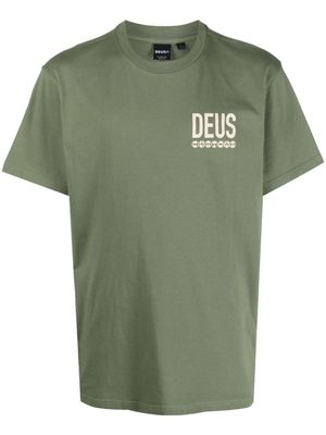 Deus Ex Machina Custom Cycles logo-print T-shirt - Green