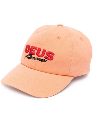 Deus Ex Machina embroidered-logo baseball cap - Orange