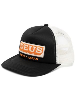 Deus Ex Machina Flags logo-patch trucker cap - Black
