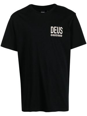 Deus Ex Machina logo-print organic-cotton T-shirt - Black