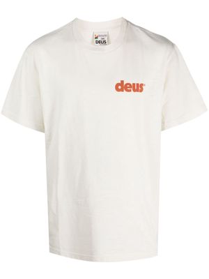 Deus Ex Machina logo-print recycled polyester blend T-shirt - White
