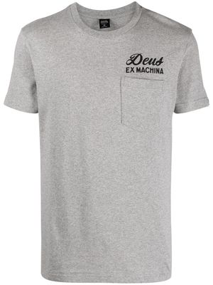 Deus Ex Machina logo-print short-sleeve T-shirt - Grey