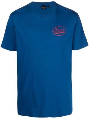 Deus Ex Machina logo-print short-sleeved T-shirt - Blue