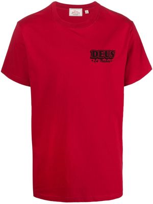 Deus Ex Machina logo-print short-sleeved T-shirt - Red