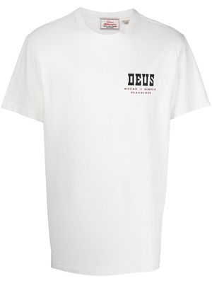 Deus Ex Machina logo-print short-sleeved T-shirt - White