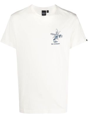 Deus Ex Machina logo print T-shirt - Neutrals