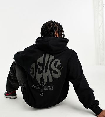 Deus Ex Machina nag champa hoodie in black Exclusive to ASOS