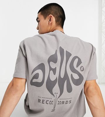 Deus Ex Machina nag champa t-shirt in gray Exclusive to ASOS