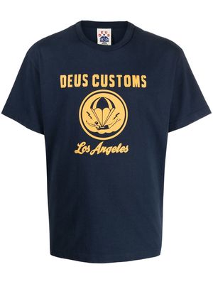 Deus Ex Machina Plymouth graphic-print T-shirt - Blue