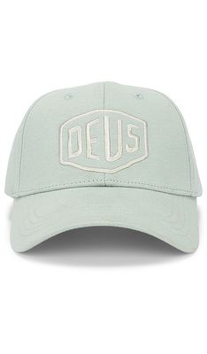Deus Ex Machina Premium Shield Trucker Hat in Mint.