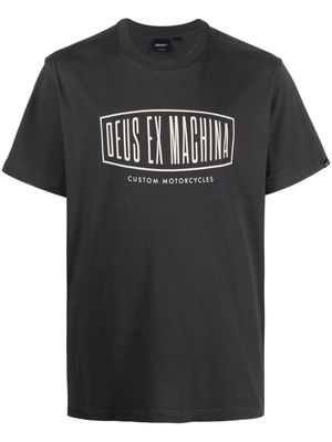 Deus Ex Machina Rego logo-print T-shirt - Grey