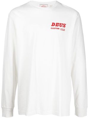 Deus Ex Machina Speedway logo-print T-shirt - White
