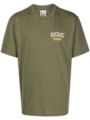 Deus Ex Machina Tangerine Box crew-neck T-shirt - Green