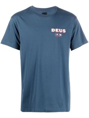 Deus Ex Machina Thinker logo-print T-shirt - Blue