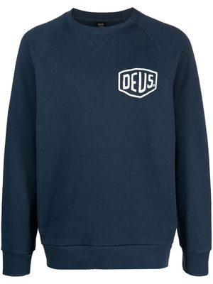 Deus Ex Machina Venice Address organic-cotton sweatshirt - Blue
