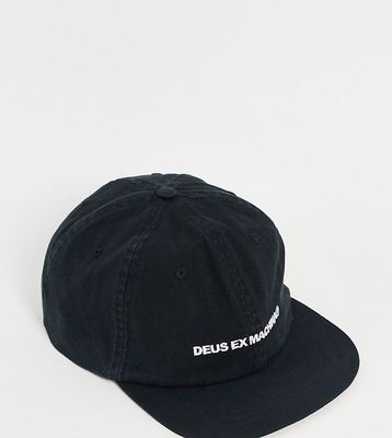 Deus Ex Machina wrapped logo cap in black exclusive to ASOS
