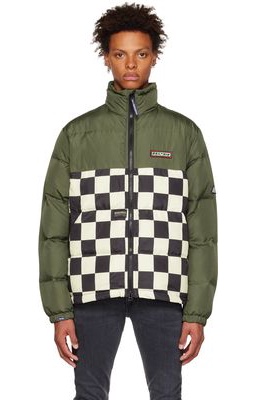 DEVÁ STATES Green Obscure Puffer Jacket