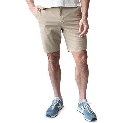 Devil-Dog Dungarees 9-Inch Performance Stretch Chino Shorts in Rugged Tan 