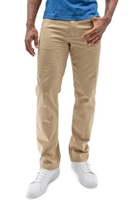 Devil-Dog Dungarees Sueded Stretch Sateen Five Pocket Pants in Rugged Tan